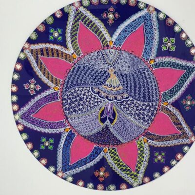 5th Solo Rangoli exhibition at tekka Place 2023(13)